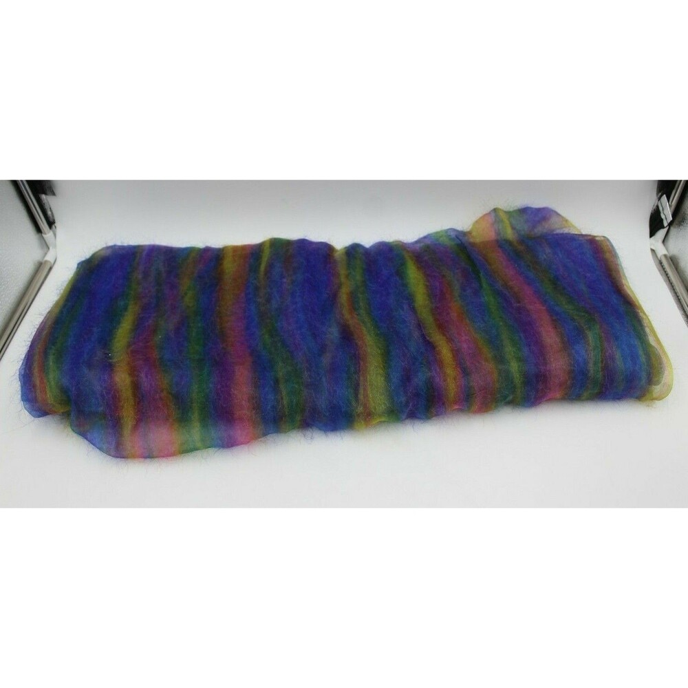 Mesh Fabric Tulle Sheer Cloth Fuzzy Rainbow Craft Sewing Colorful Yards New